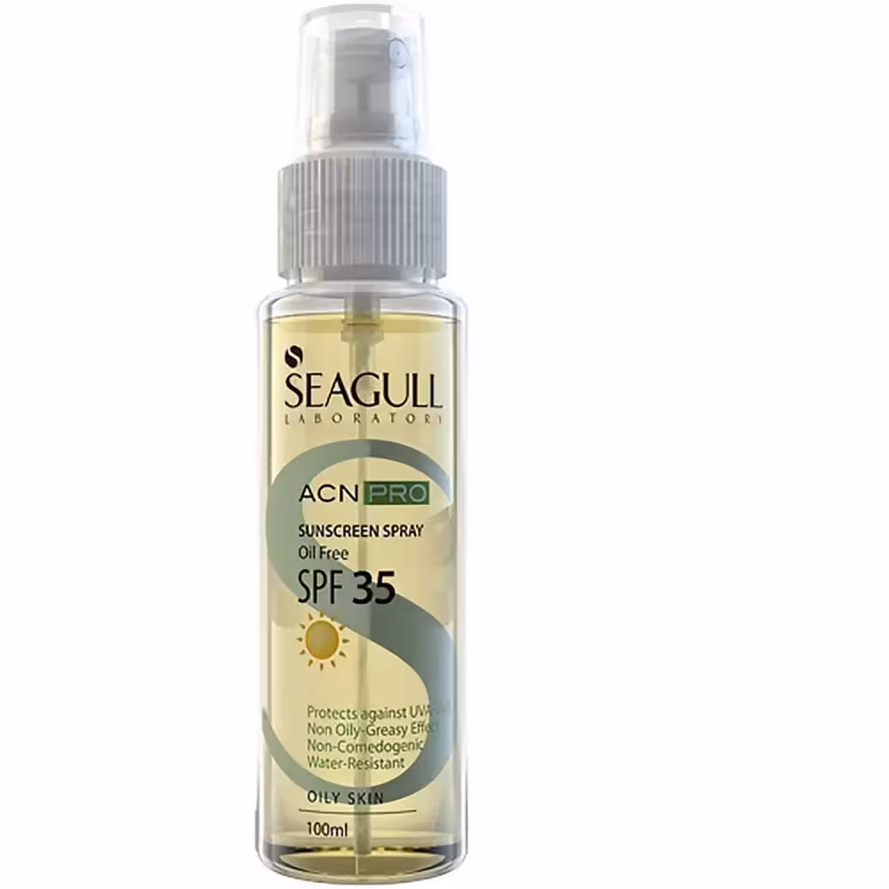 اسپری ضد آفتاب SPF35 پوست چرب سی گل 100 میلی لیتری