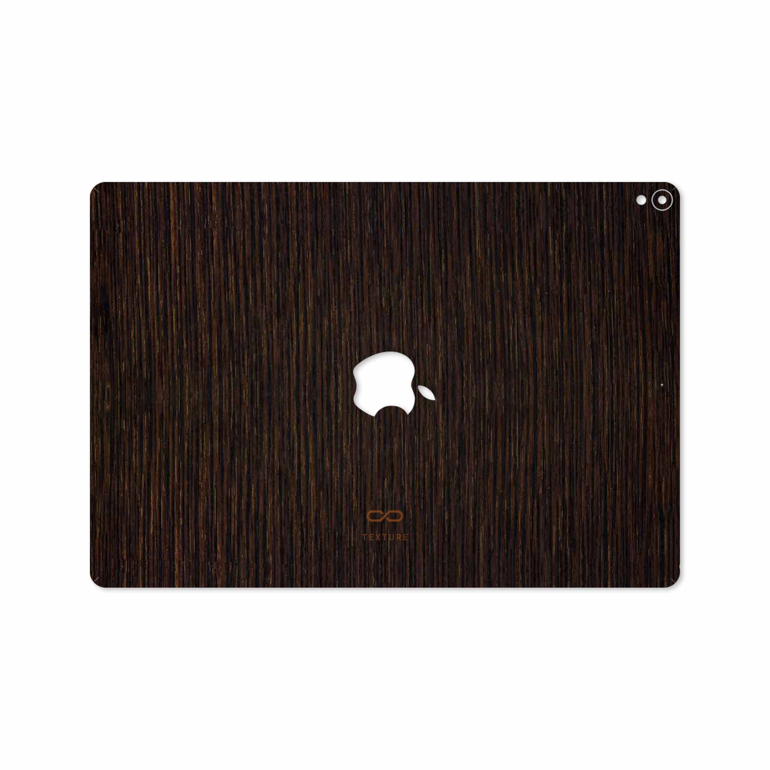 برچسب پوششی ماهوت مدل Dark-Gold-Stripes-Wood مناسب برای تبلت اپل iPad Pro 10.5 2017 A1701