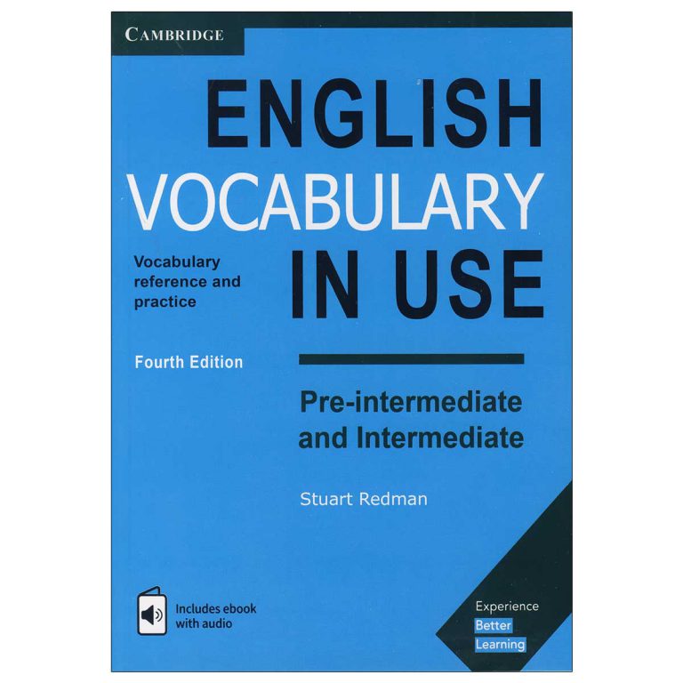 کتاب Vocabulary in Use English 4th Pre-Intermediate &amp; Intermediate CD اثر Stuart Redman انتشارات Cambridge