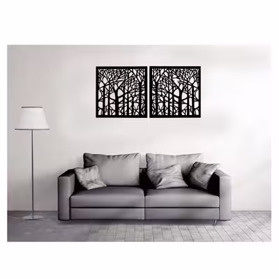 دیوارکوب طرح شاخه کد 046 مجموعه 2 عددی