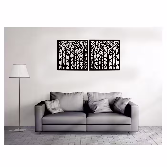 دیوارکوب طرح شاخه کد 046 مجموعه 2 عددی
