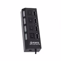 هاب 4 پورت USB 2.0 پورتز مدل HI-SPEED - فروشگاه اینترنتی طیف سنتر
