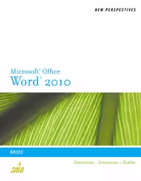 خرید و دانلود نسخه کامل کتاب New Perspectives on Microsoft Word 2010