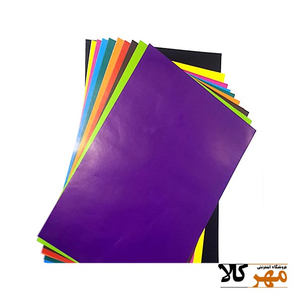 کاغذ رنگي 10 برگ گلاسه