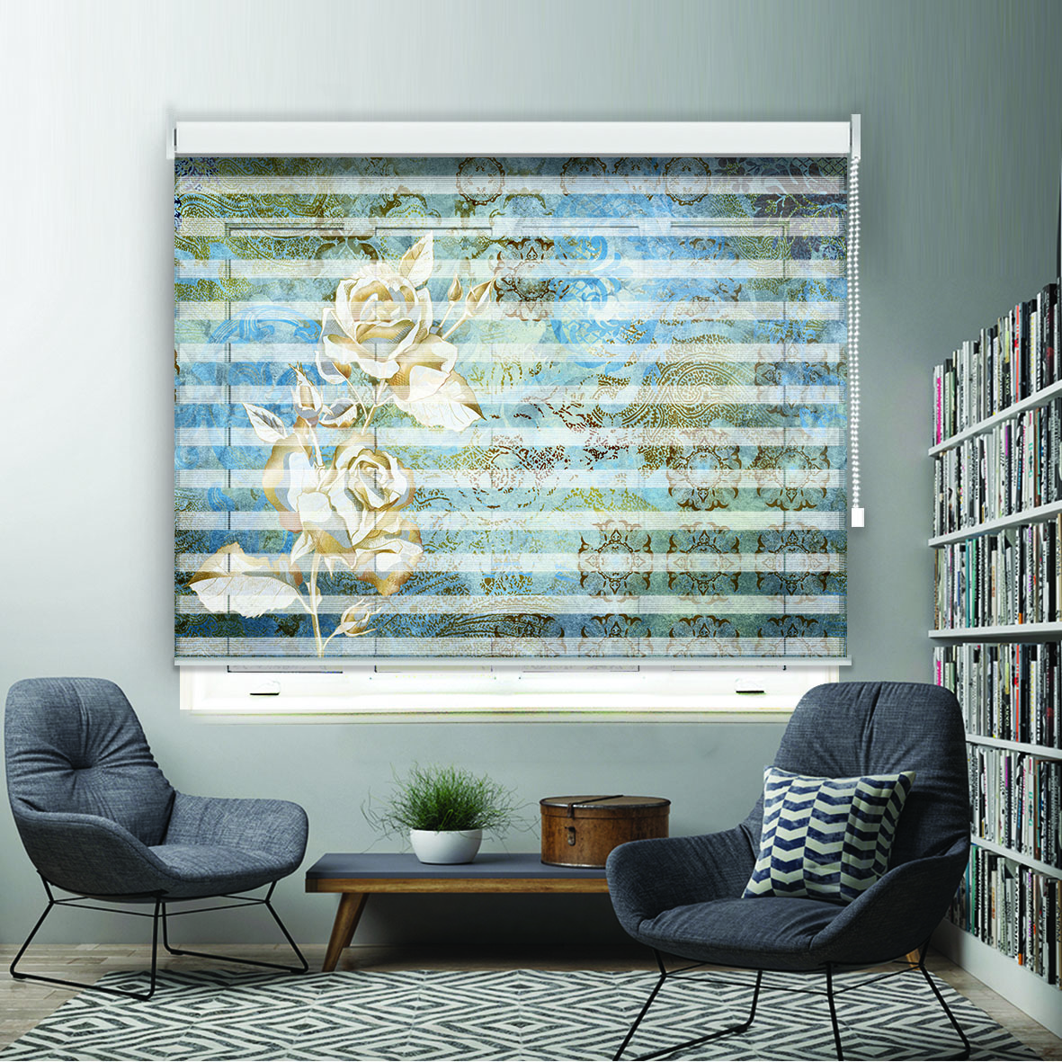 پرده زبرا مدل TD-93 سایز 110x180 سانتی متر