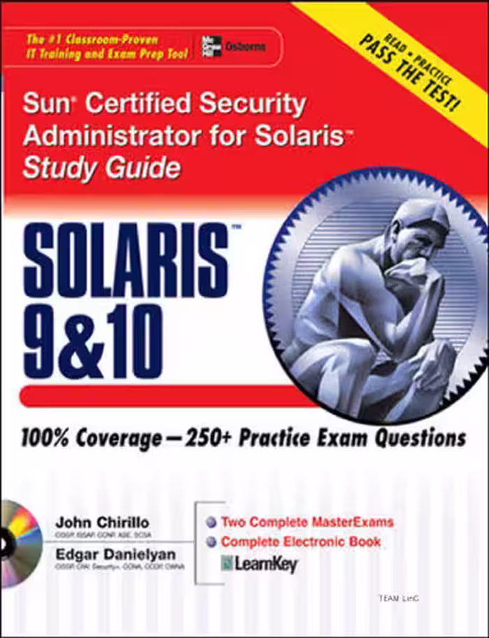 خرید و دانلود نسخه کامل کتاب Sun Certified Security Administrator for Solaris 9 and 10: Study Guide
