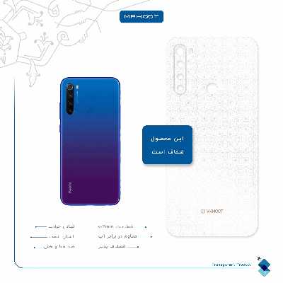 برچسب پوششی ماهوت مدل Cloud Transparent مناسب برای گوشی موبایل شیائومی Redmi Note 8T