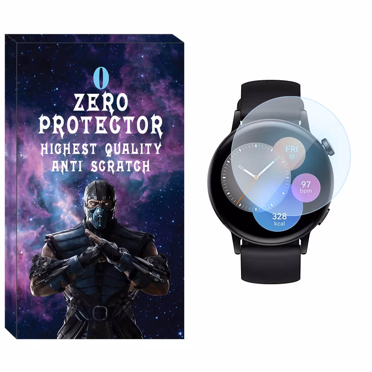 محافظ صفحه نمایش نانو زیرو مدل NZO مناسب برای ساعت هوشمند هوآوی Watch GT 3 42mm