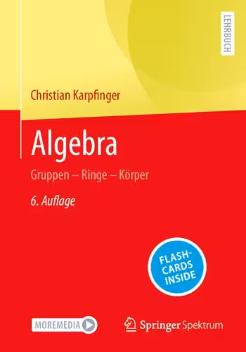 خرید و دانلود نسخه کامل کتاب Algebra: Gruppen – Ringe – Körper
