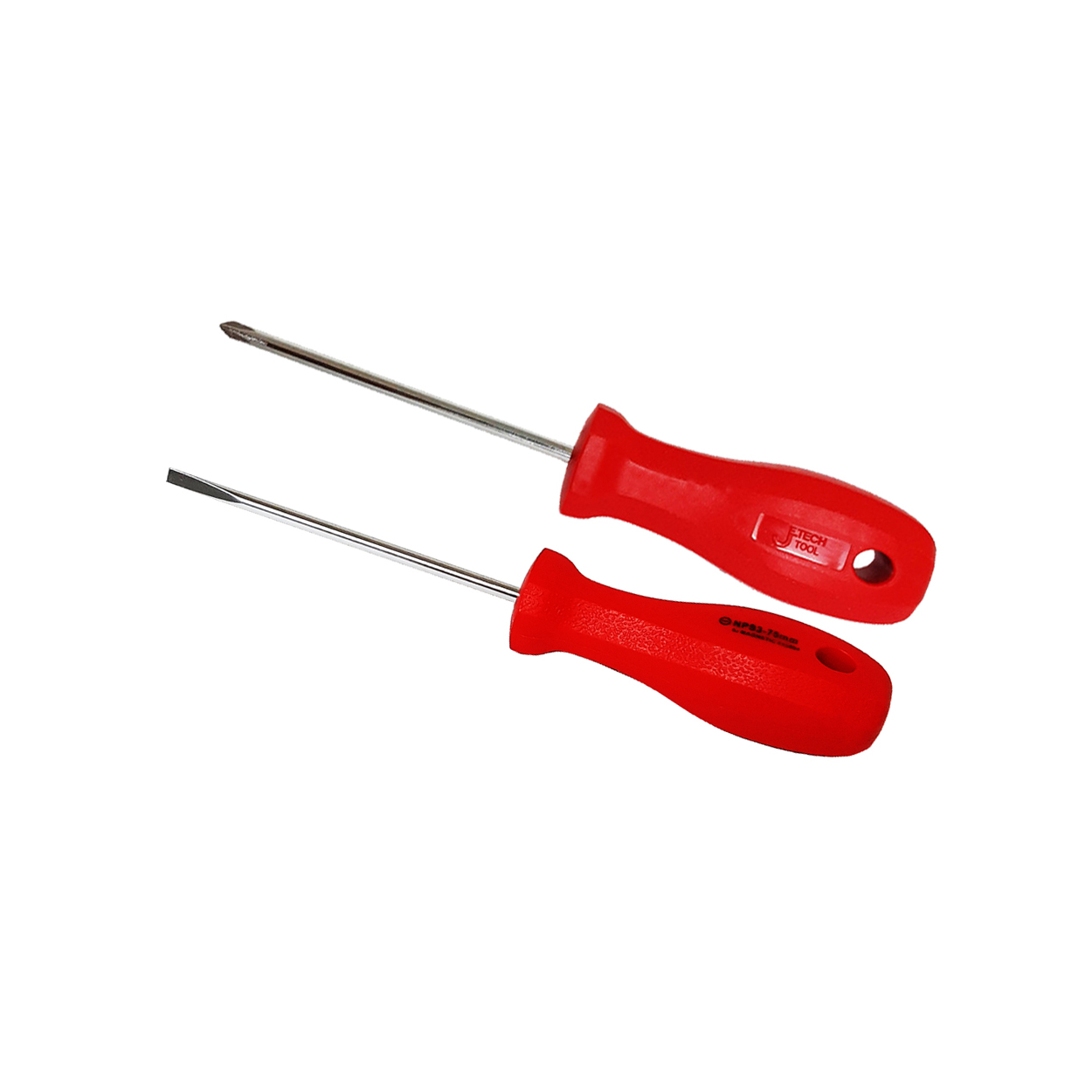 پیچ گوشتی چهارسو و دوسو جتک مدل HT - 0044 مجموعه 2 عددی