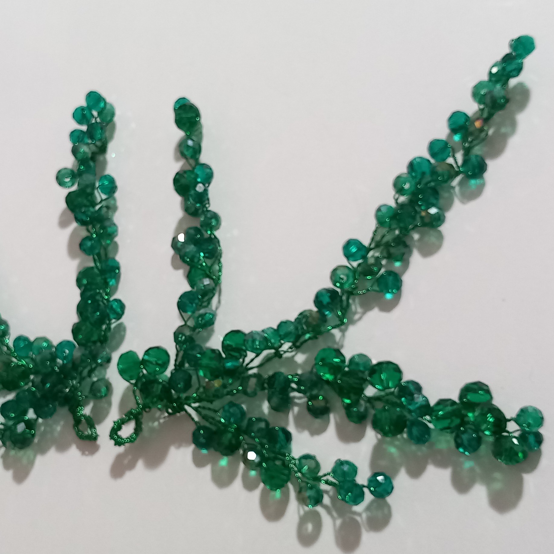 بغل سری دوطرفه کریستالی شاخه ای 