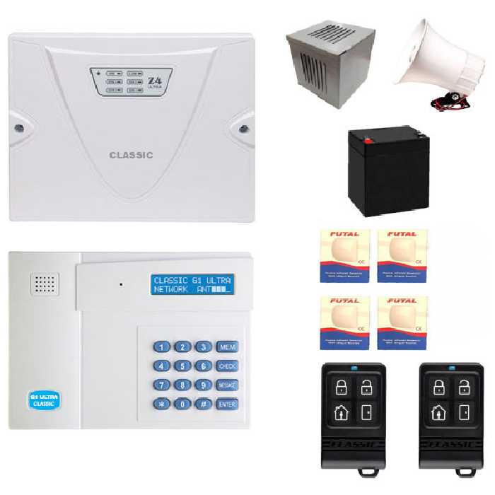 دزدگیر اماکن کلاسیک مدل CLGS4-M