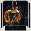 برچسب پلی استیشن ۴ مدل ps4 fat طرح scorpion mortal kombat کد PS-1038