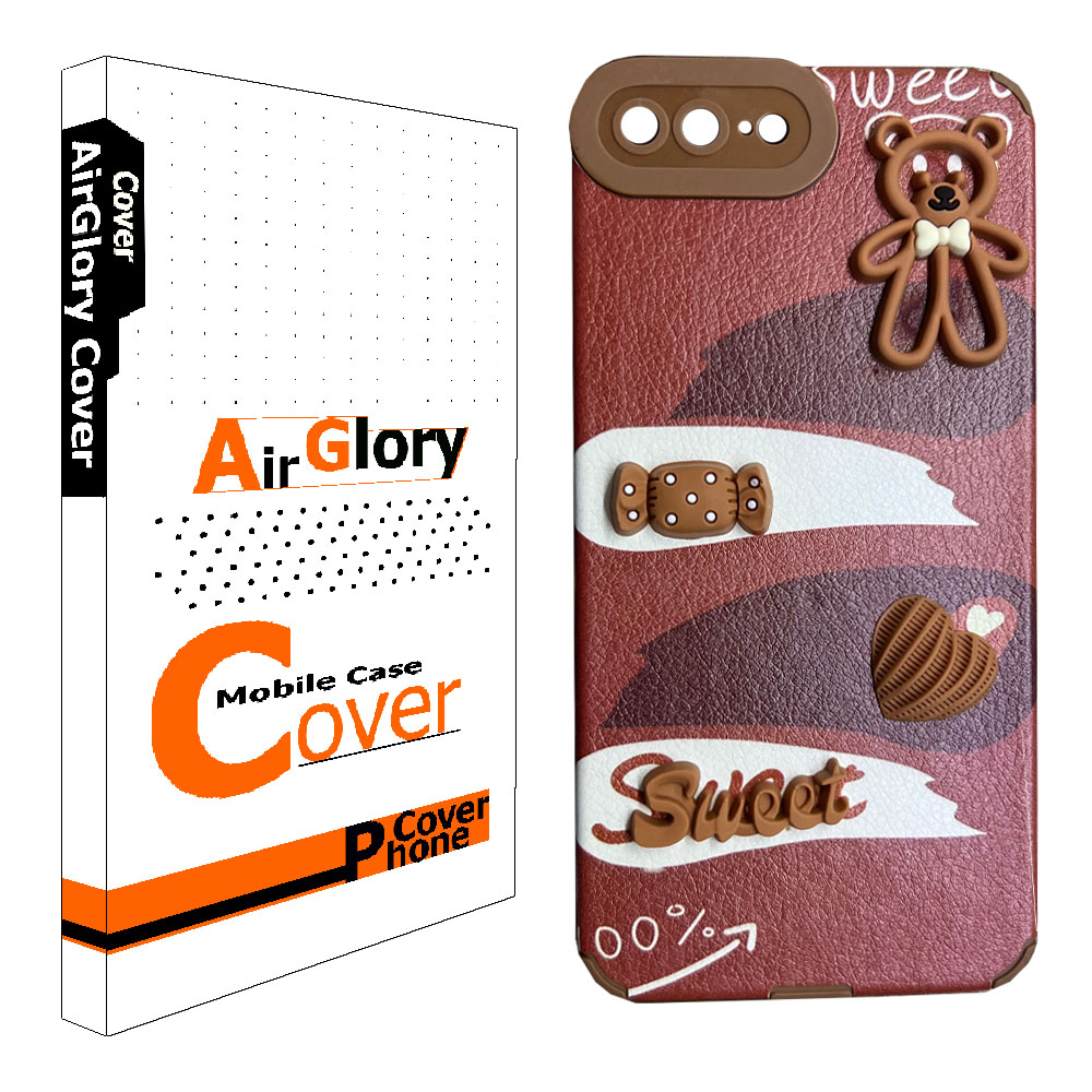 کاور ایرگلوری مدل خرسی مناسب برای گوشی موبایل اپل Iphone 7 Plus / 8 Plus