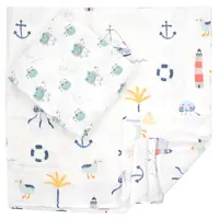 خشک کن دورپیچ چند کاره 2 عددی طرح قورباغه و دریایی بیبی فورلایف Baby4life