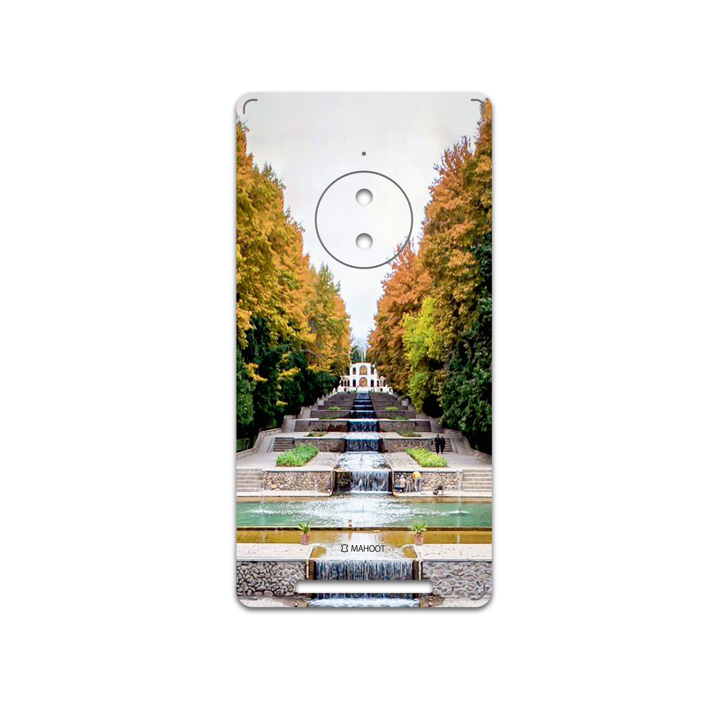 برچسب پوششی ماهوت مدل SHAHZADEH-Garden مناسب برای گوشی موبایل نوکیا Lumia 830