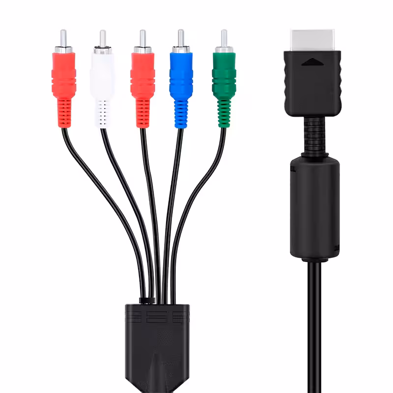 کابل کامپوننت (5 فیش) مناسب PS2 و PS3