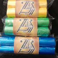 کیسه زباله رولی 70در50 زریر  در  هر بسته دورول و در هر رول  10عددی