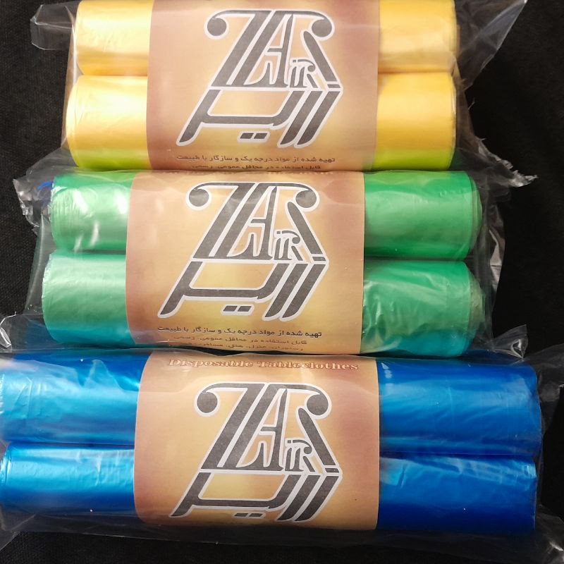 کیسه زباله رولی 70در50 زریر  در  هر بسته دورول و در هر رول  10عددی