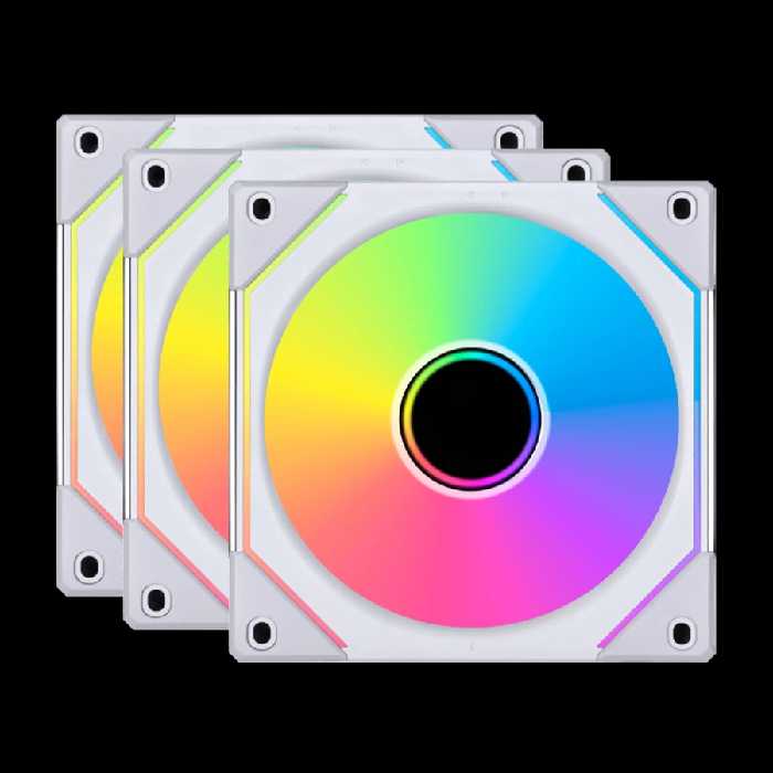 فن کیس لیان لی UNI Fan SL120 INFINITY White بسته 3 عددی | فروشگاه گیمینگ تکاف