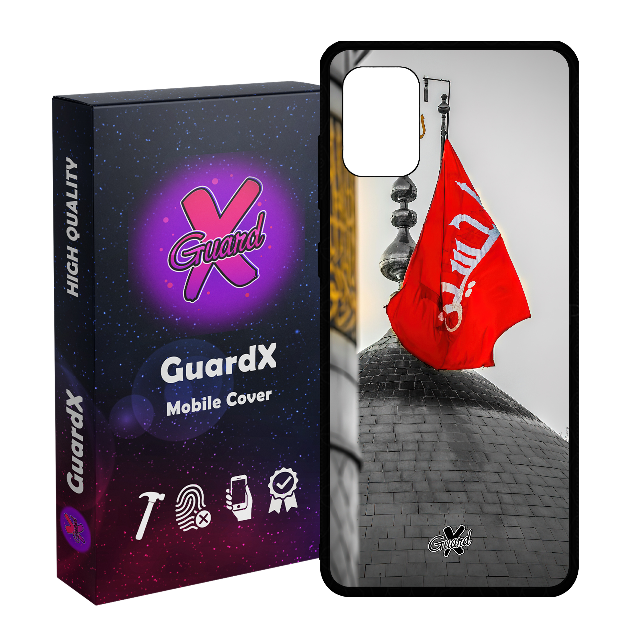 کاور گارد ایکس طرح محرم 2 مدل Glass10457 مناسب برای گوشی موبایل سامسونگ Galaxy A71 4G