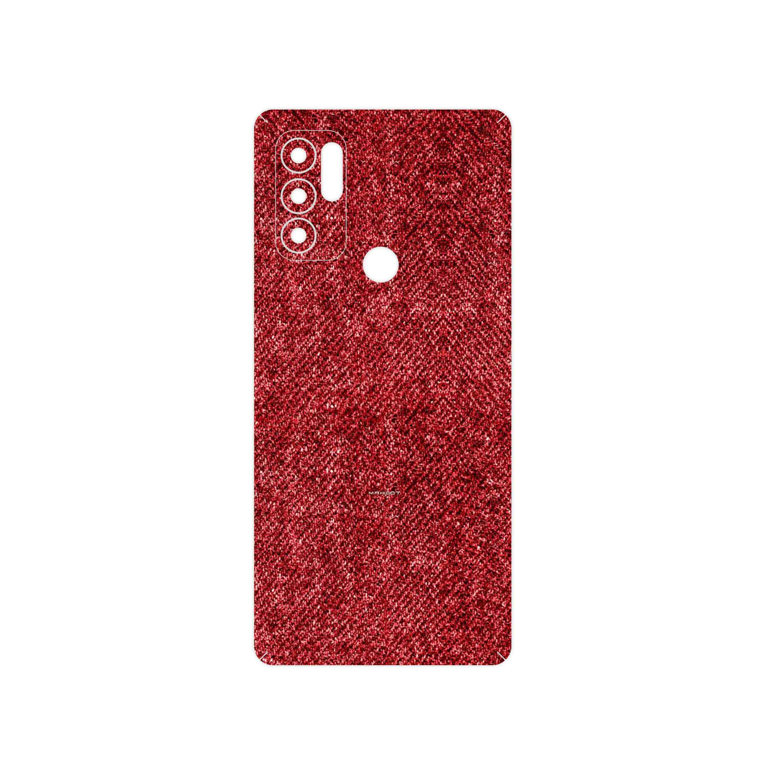 برچسب پوششی ماهوت مدل Fabric Texture 4 مناسب برای گوشی موبایل موتورولا Moto G60S