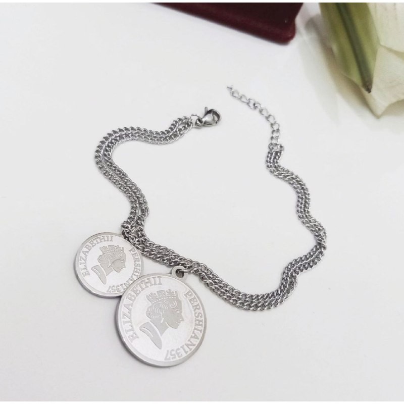 دستبند استیل دو لاین