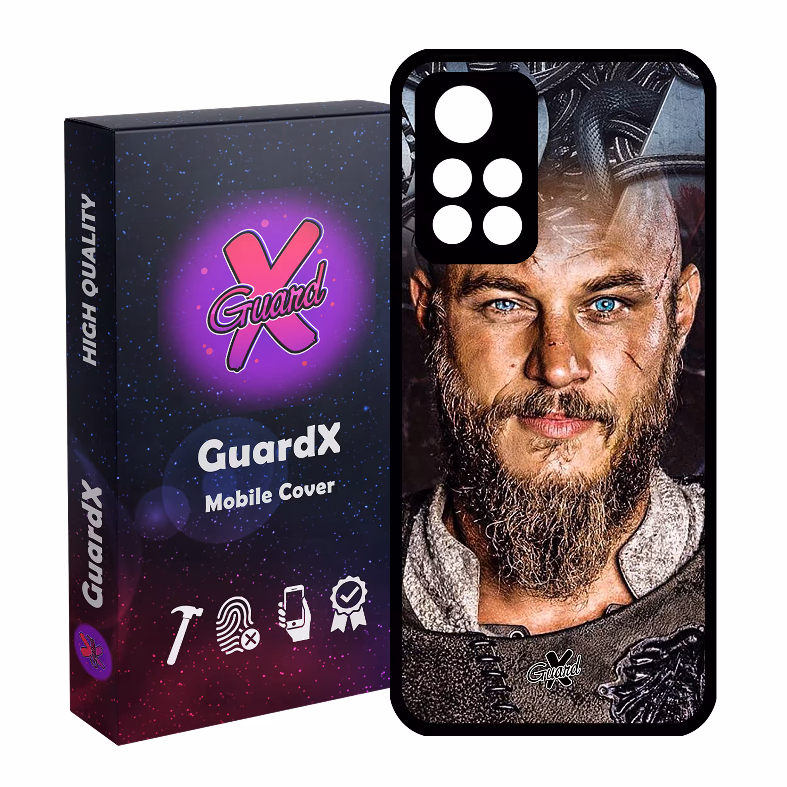 کاور گارد ایکس طرح Vikings مدل Glass10240 مناسب برای گوشی موبایل شیائومی Poco M4 Pro 5G/Redmi Note 11T 5G/Redmi Note 11S 5G