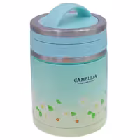 ظرف غذا یک طبقه استیل W137 آبی PINKAH