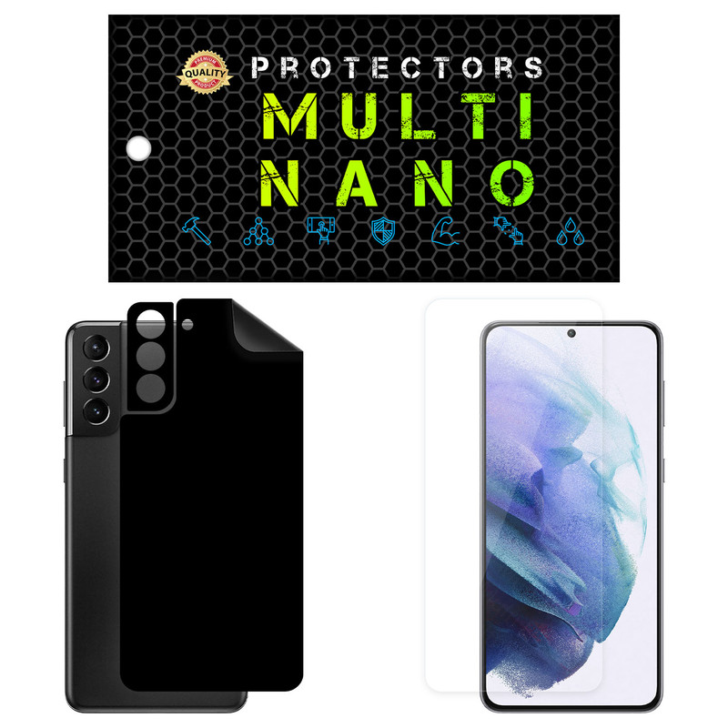 محافظ صفحه نمایش مولتی نانو مدل X-SFM مناسب برای گوشی موبایل سامسونگ Galaxy S21 Plus 5G به همراه برچسب پوششی | کالا برتری