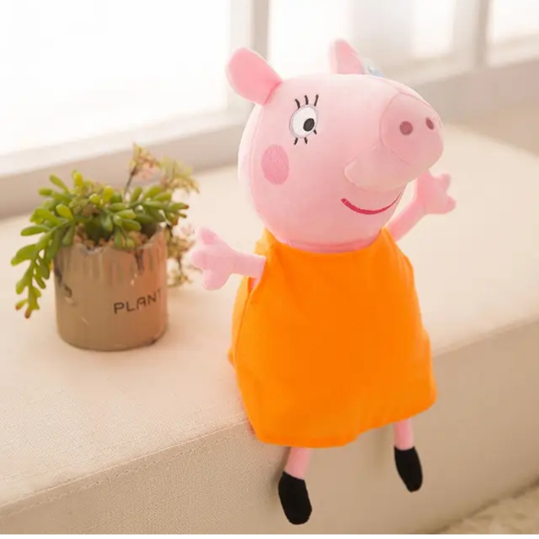 عروسک مدل پپاپیگ طرح mummy pig ارتفاع 50 سانتی متر