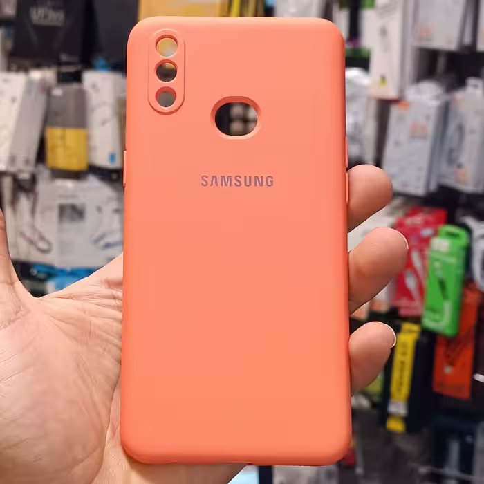 قاب گارد کاور Samsung a10sسیلیکونی  محافظ لنزدار سامسونگ ا ده اس