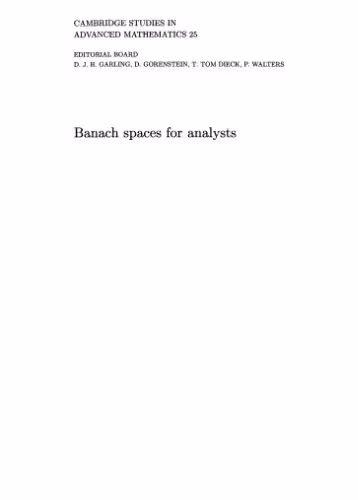 خرید و دانلود نسخه کامل کتاب Banach Spaces for Analysts
