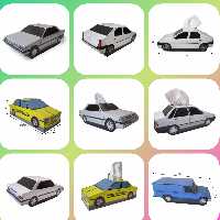 دستمال کاغذی طرح خودرو 