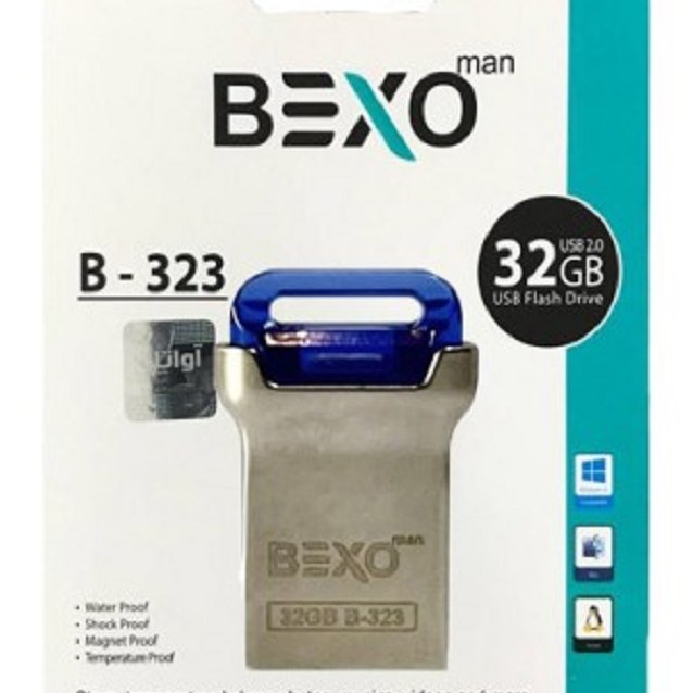 فلش مموری بکسو مدل B-323 ظرفیت 32 گیگابایت  گارانتی 5 ساله