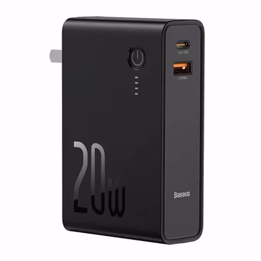 پاور بانک و شارژر دیواری بیسوس PPNL010001 10000 mAh