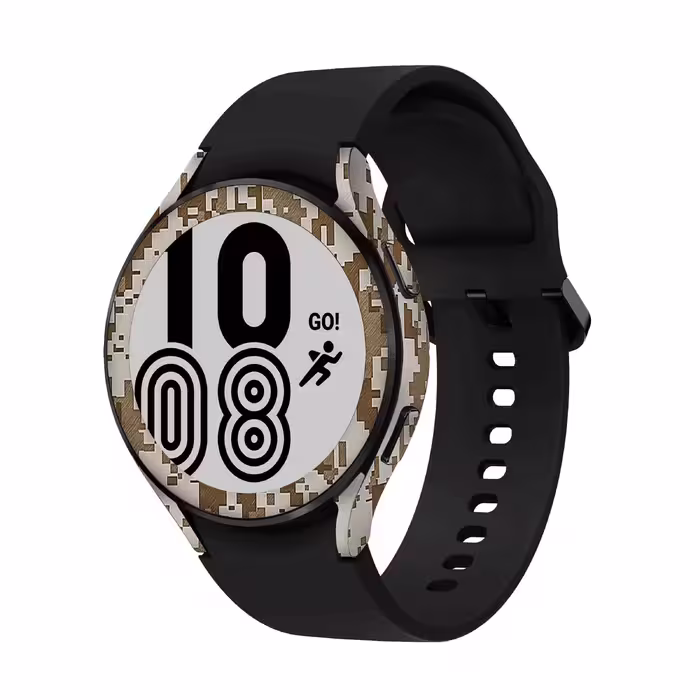 برچسب ماهوت طرح Army Desert Pixel مناسب برای ساعت هوشمند سامسونگ Watch4 44mm