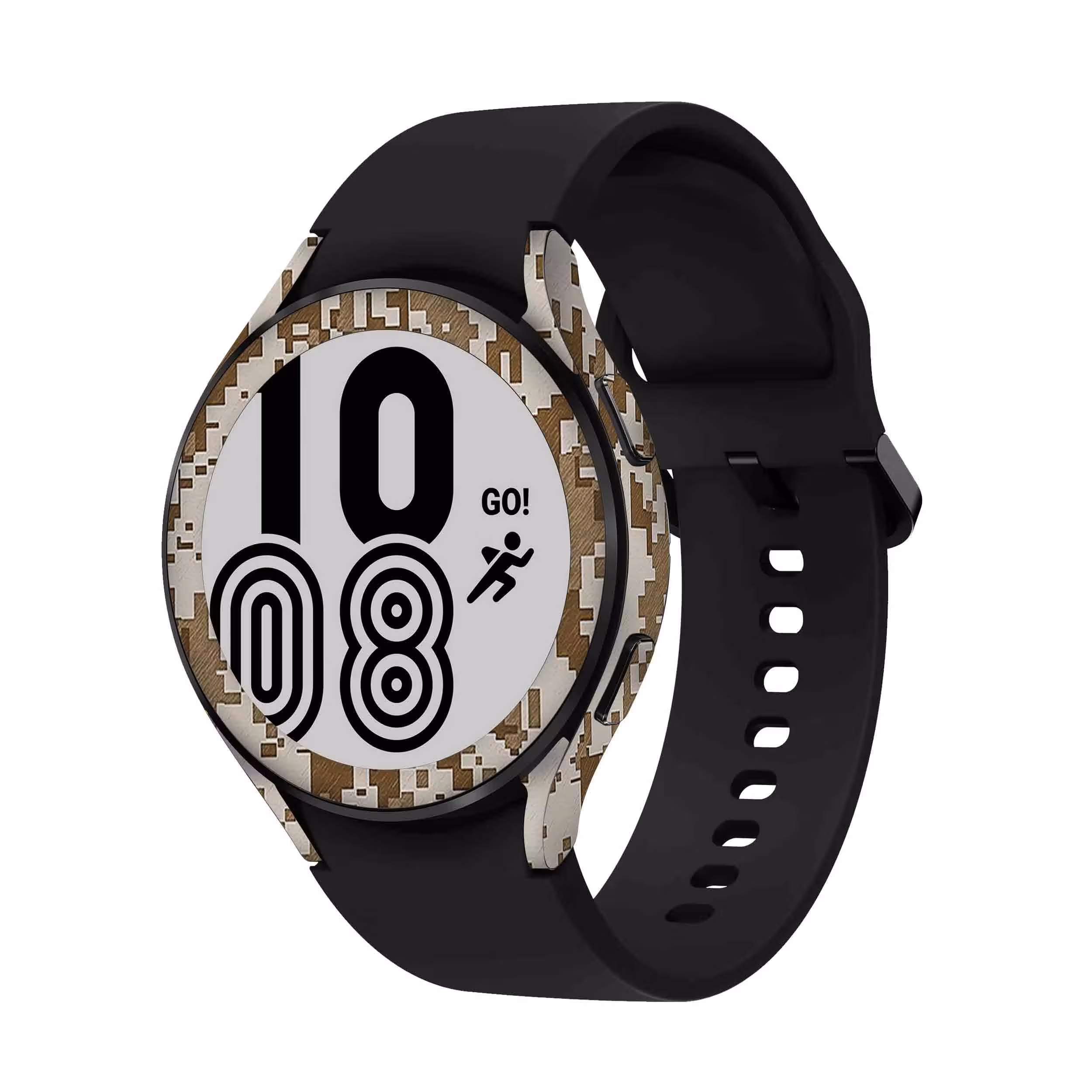 برچسب ماهوت طرح Army Desert Pixel مناسب برای ساعت هوشمند سامسونگ Watch4 44mm