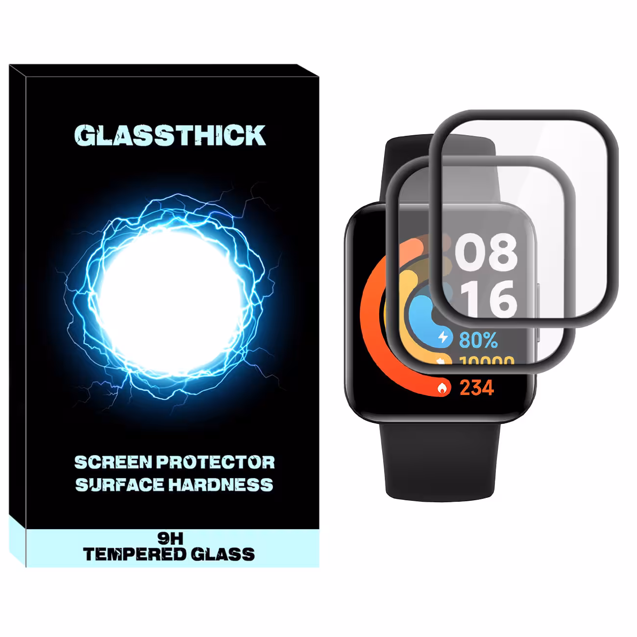محافظ صفحه نمایش نانو گلستیک مدل NGL مناسب برای ساعت هوشمند شیائومی Redmi Watch 2 بسته دو عددی