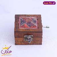 جعبه موزیکال سنتی طرح گل قالی | 505/9