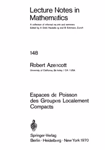 خرید و دانلود نسخه کامل کتاب Espaces de Poisson des Groupes Localement Compacts