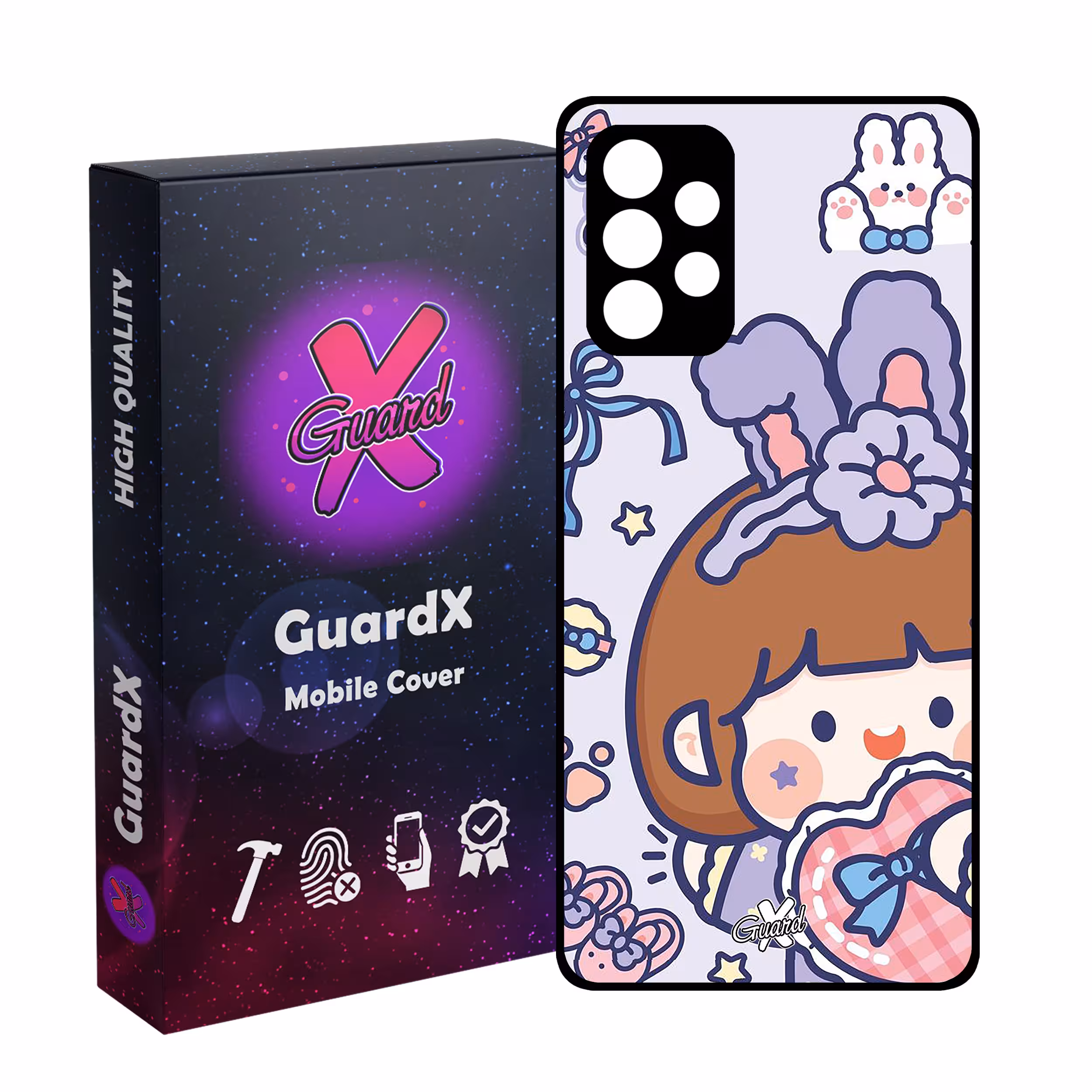 کاور گارد ایکس طرح Roro Jump مدل Glass10443 مناسب برای گوشی موبایل سامسونگ Galaxy A32 4G