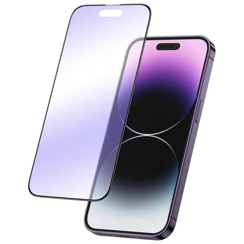 محافظ صفحه نمایش گرین لاین مدل Purple Anti-blue Matte مناسب برای گوشی موبایل اپل iphone 16/15/14 pro | کالا برتری