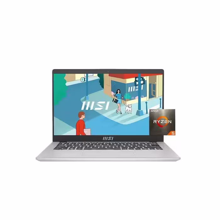 لپ تاپ 14 اینچی ام اس آی مدل MSI Modern 14 C7M پردازنده Ryzen 5 7530U رم 16 گیگابایت حافظه 512 گیگابایت SSD گرافیک AMD Radeon
