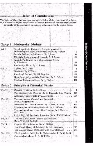 خرید و دانلود نسخه کامل کتاب Encyclopedia of physics, vol. 1. Mathematical methods I