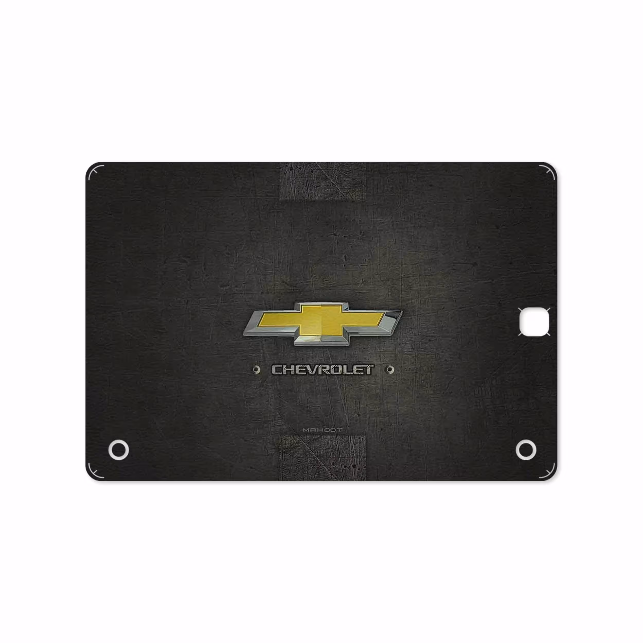برچسب پوششی ماهوت مدل CHEVROLET-Logo مناسب برای تبلت سامسونگ Galaxy Tab A 9.7 2015 T550