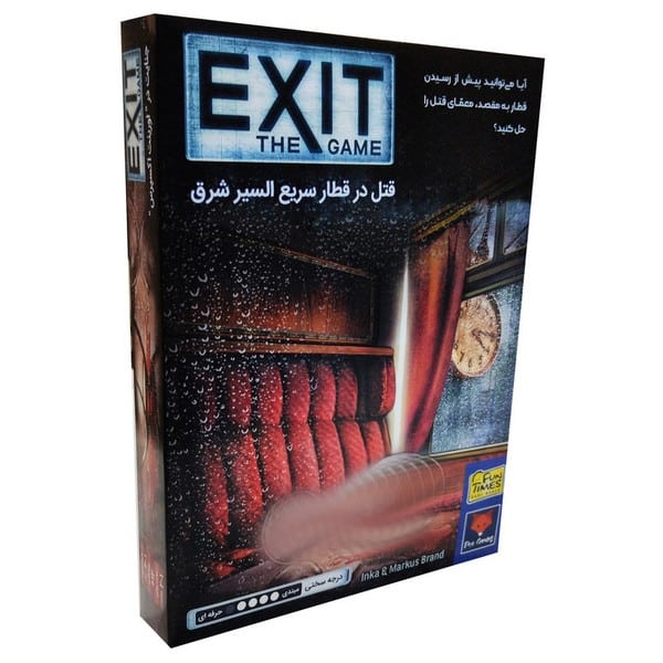 بازی فکری اگزیتEXIT (قتل در قطار سریع السیر شرق) - کتاب‌فروشی کوچه کتاب