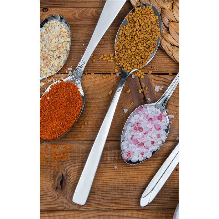 قاشق مربا خوری ناب استیل مدل فلورانس بسته 6 عددی