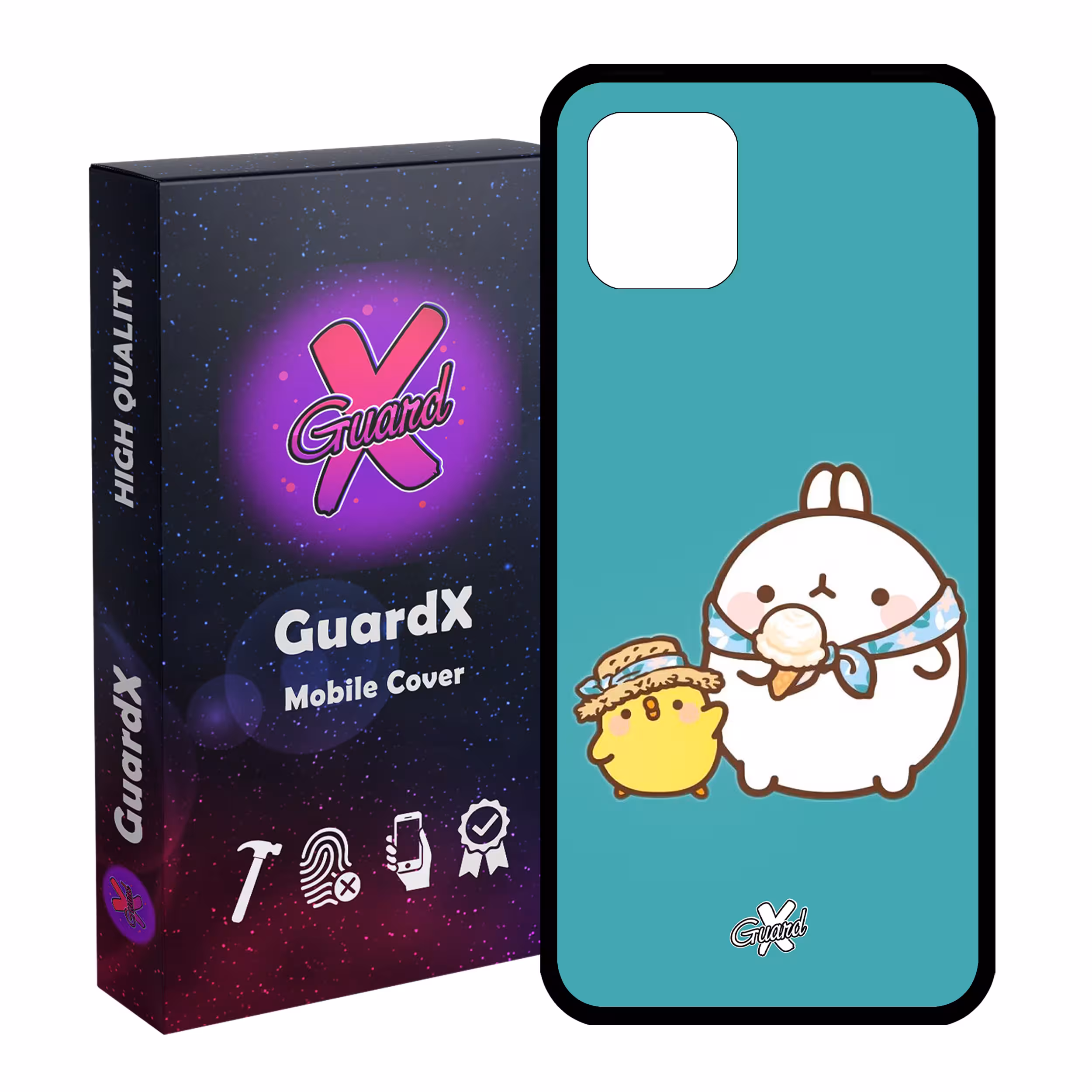 کاور گارد ایکس طرح مولانگ مدل Glass10312 مناسب برای گوشی موبایل سامسونگ Galaxy Note 10 Lite