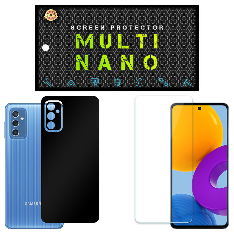 برچسب پوششی مولتی نانو مدل X-S1NF1M مناسب برای گوشی موبایل سامسونگ Galaxy M52 به همراه محافظ صفحه نمایش | کالا برتری